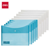 得力 5522 横式按扣文件袋 (单位:只) 混色