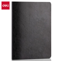 得力7996软面贴芯本-250mm*175mm(黑)(本)