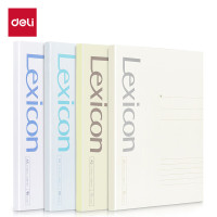 得力 7986 无线胶装软面笔记本胶装本 A5/98pages (本) 混色