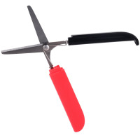 得力(deli) 0600 便携式剪刀 118.4*13.8*10.4mm (单位:把) 混色