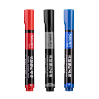 得力 S552 可加墨记号笔 1.5mm 10支/盒 (单位:支) 红色