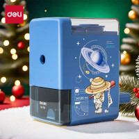 得力71151自动进笔削笔机(蓝)