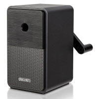 得力71160手摇经典削笔机(银黑)(个)