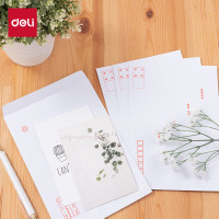 得力(deli) 3425 白色信封 中式7# 10个/包 (单位:包) 白色