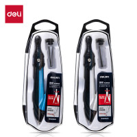 得力(deli)8643-金属自动铅圆规(单位:盒)混色