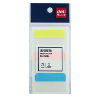 得力25904荧光纸索引标签45*28mm(混)(单位:袋)