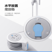 GN-801 线盘插座移动式创意收纳加延长线拖线板插排接线板 10A 5米