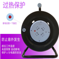 公牛(BULL)GN-804 线盘804插座移动电缆绕线卷盘拖盘带线轴滚子 10A3*1.5平方* 50米