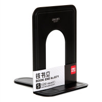 得力 9271 铁书立 -6 外 (单位:付) 黑色 2片/付