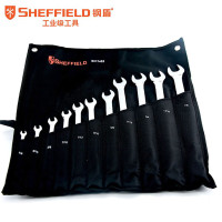 SHEFFIELD/钢盾 英制精抛光两用扳手套装 S017402 11件 1/4寸-7/8寸 1套
