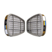 3M 6007CN汞蒸气/有机蒸气/酸性气体多功能滤盒 2个/包