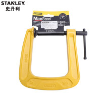 史丹利(STANLEY)83-038-23 3英寸 C型木工夹子钳 深口环工型架固定夹 G型夹钳 把