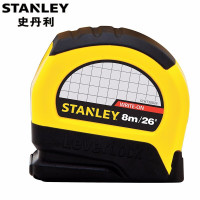史丹利 Stanley STHT30824-23 LeverLock公英制卷尺8m/26' 高精度卷尺公英制耐磨盒尺 把