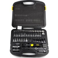 史丹利(STANLEY)94-185-22 58件套10MM系列公制组套 汽修工具 中飞棘轮扳手套筒 套