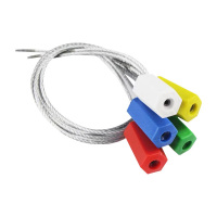 长川海比特 DF-3001一次性钢丝封条扎带 物流集装箱货柜防盗铅封锁扣 50条装(包)