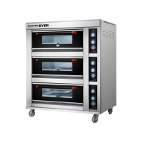 乐创(lecon) LC-J-DK60商用烤箱 三层六盘旋钮式蛋糕面包烘焙电烤箱 (单位:台)