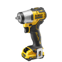 得伟Dewalt DCF902D2K-A9 12V锂电无刷紧凑型冲击扳手 2x2.0Ah电池塑箱装(单位:个)