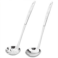 美厨 MCMG-02 火锅勺 加厚不锈钢 汤勺 漏勺 两件套 (单位:件)
