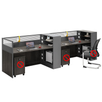 芙瑞塔职员桌 并排双人位张