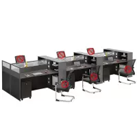 芙瑞塔隔断工位 六人位+柜张