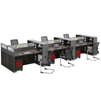 芙瑞塔隔断工位 六人位+椅套