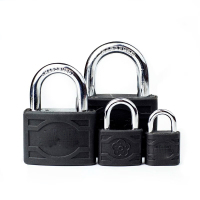 辕士 锁单铸锁防水防锈锁防盗铁挂锁50-60mm