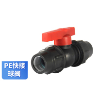 铭通远洋 PE管配件20 25mm 活接球阀(20个)