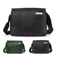 嵋里 工具包黑色绿色单肩斜挎包