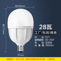 赫力斯(HELISI) LED灯泡节能灯泡30w大功率厂房工地白光