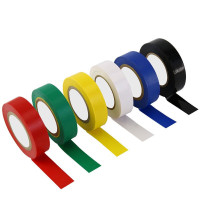 辕士 绝缘胶带防水阻燃电线胶布红黄蓝绿黑色