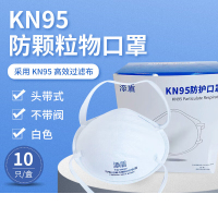 添盾 TD9801 KN95防颗粒物口罩 白色 头带式 不带阀1盒(10个/盒)