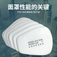 添盾 TD-FB9611 KN95颗粒物滤棉1盒(滤盒用,10包/盒,100盒/箱)