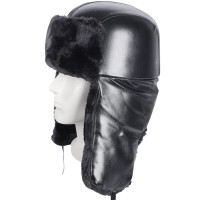 添盾 TD-HT08B 冬季加厚长毛绒防寒防砸棉安全帽(雷锋帽,ABS内壳,不带通风孔)