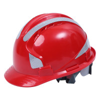 添盾 TD-HT04 三筋ABS带透气安全帽3顶 带透气孔 3M反光条 旋钮式帽衬(颜色备注)