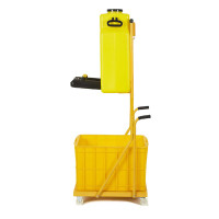 添盾 TD-EYWBT053T 推车式53L便携式壁挂式洗眼器(碳钢推车) 可选颜色:黄色、绿色、橙色