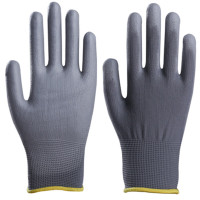 添盾 TD-GL5017独立装 灰色PU涂掌13针尼龙浸胶工作手套(PU涂掌,1双/袋,S:红边,M:黄、绿边,L:棕边)添盾 TD-GL5017独立装 灰色PU涂掌13针尼龙浸胶