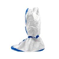 添盾 TD-BP9162 白色胶条型防护靴套(防滑靴底,胶条热合接缝,50双/箱)