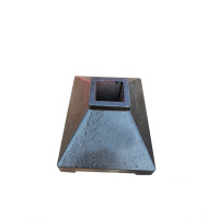 辕士 城市道路护栏安全防撞活动隔离栏杆围栏(铸铁底座25公斤)