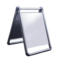 辕士 一体式不锈钢警示牌 禁止停车车位已满请勿泊车小心地滑空白牌子 2.5公斤空白