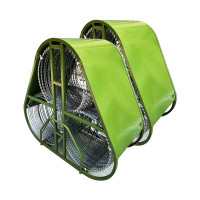 嵋里 防暴阻隔网 三筒军绿色 蛇腹型伸缩铁丝网防暴冲撞反恐隔离封控道路封锁防冲网