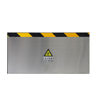 辕士 不锈钢铝合金挡鼠板 厨房后厨餐厅仓库酒店粮仓挡老鼠 [不锈钢]50*220cm