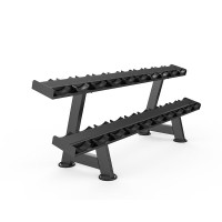 辕士 哑铃架哑铃存储放置收纳架健身运动器械放置架双层10对 LY026