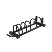 猎邺 可移动铃片架滚轮杠铃片收纳存储架奥杆架小车 LY015