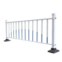 辕士 城市道路护栏安全防撞活动隔离栏杆围栏(加厚款)高0.8米*宽3.08米/套