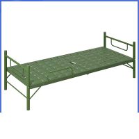 嵋里 800型 行军床 可折叠两折钢塑床野外便携式 单层床