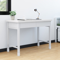 嵋里 制式电脑桌 营具二抽办公桌钢制宿舍培训桌子干部桌