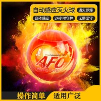 辕士 灭火球0.5KG家里用投掷式自爆灭火弹仓库厨房消防器材自动灭火装置 支架款