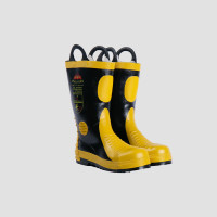 EVALIANTOP 14款消防靴 火灾抢险救援消防防护靴防火阻燃消防作训靴钢板鞋底防刺穿防砸鞋头备注鞋码