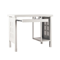 EVALIANTOP 制式营具钢制电脑桌加厚钢制计算机学习桌单位员工工作台学习桌培训桌