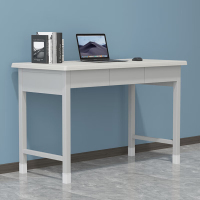 嵋里 钢制三抽办公桌员工宿舍工作台学习桌加厚款